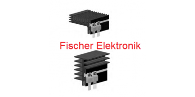 Heatsink for PCB with threaded rail by Fischer Elektronik